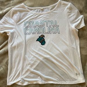 Coastal Carolina Under Armour workout top